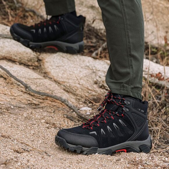 ⚡Men's Waterproof Hiking Boots Non-Slip Lightweight Mid Top Ankle Boot - Picture 9 of 9